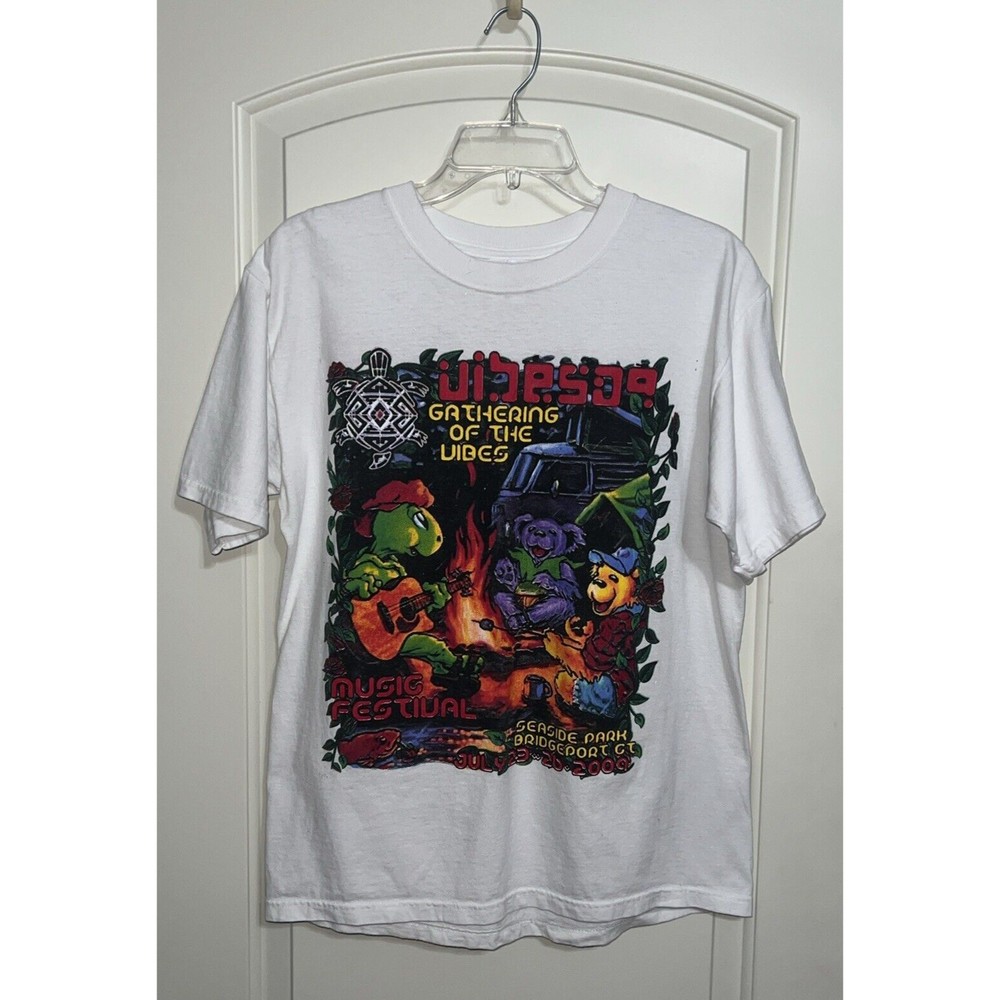 Gathering of The Vibes 2009 Music Festival T-Shirt, Multicolor, Medium